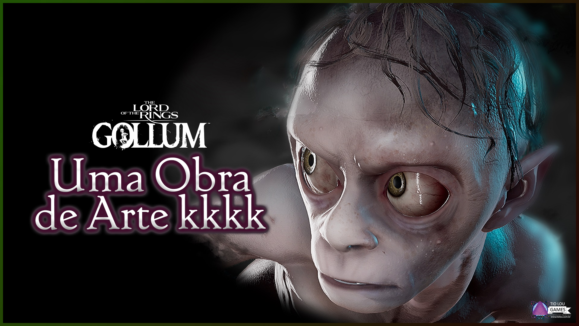 The Lord of the Rings Gollum é uma obra de arte kkkk
