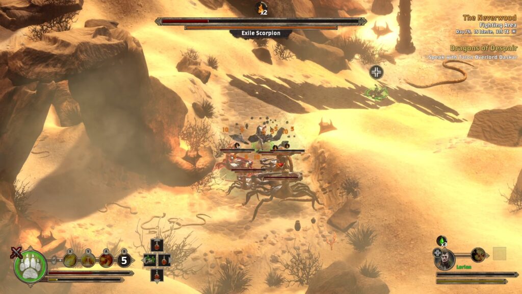 Trecho de gameplay de Alaloth Champions of the Four Kingdoms um RPG de ação com Visão Isométrica e foco em narrativa